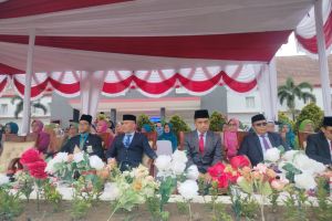 Ketua Pengadilan Agama Padangsidimpuan Hadiri Upacara Peringatan Hari Kesaktian Pancasila di Kantor Bupati Tapanuli Selatan